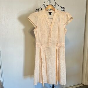 H&M Elegant Cream Summer Little Dress Size 8
